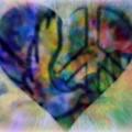 A Heart For Peace Print by WBK