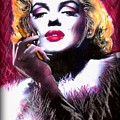 Marilyn Print by WBK
